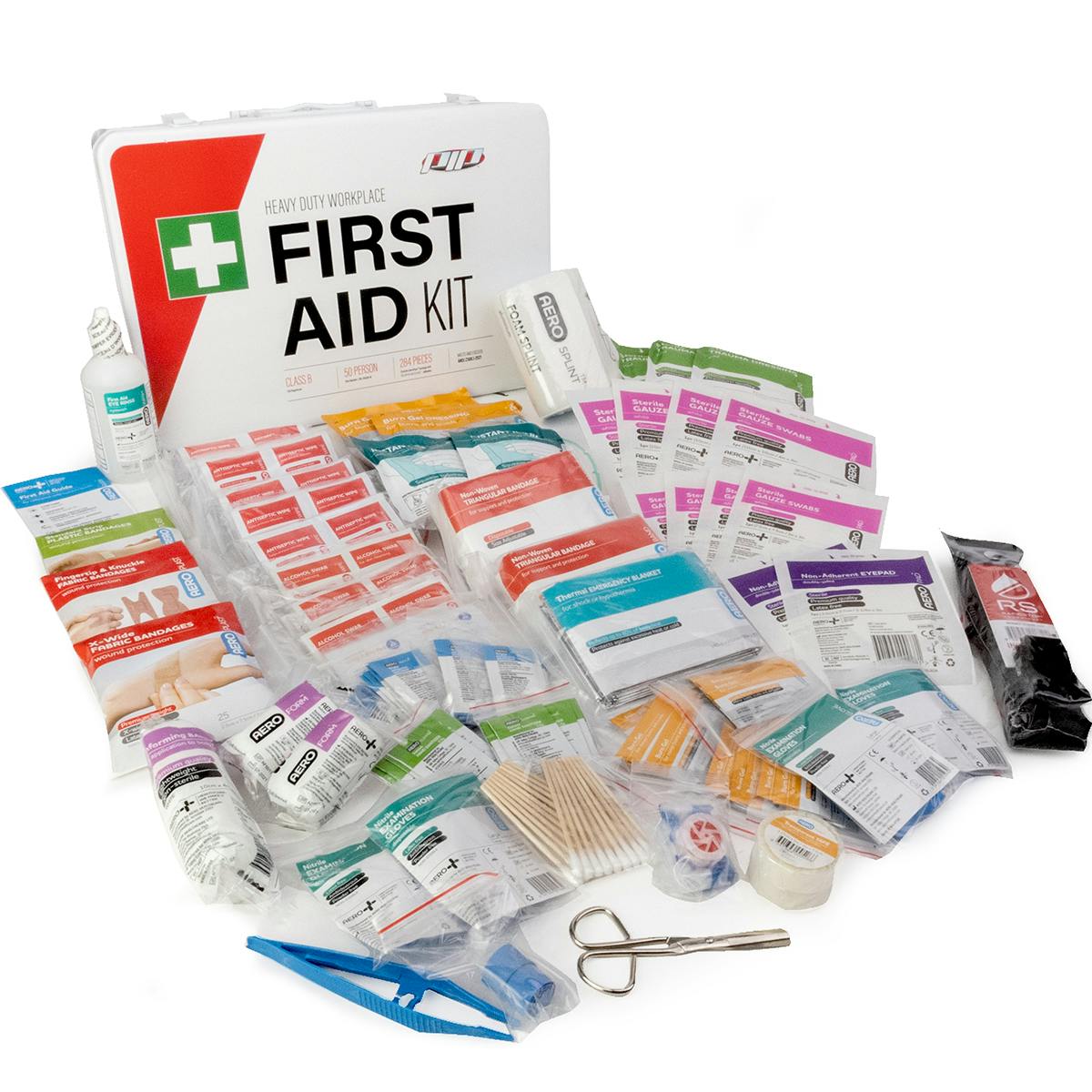 ANSI Class B First Aid Refill Pouches - 50 Person, Clear (299-21050B-RP) - KIT_2