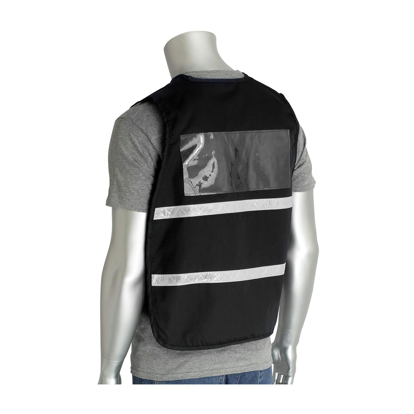 Non-ANSI Incident Command Vest - Cotton/Polyester Blend, Black (300-2502)_0