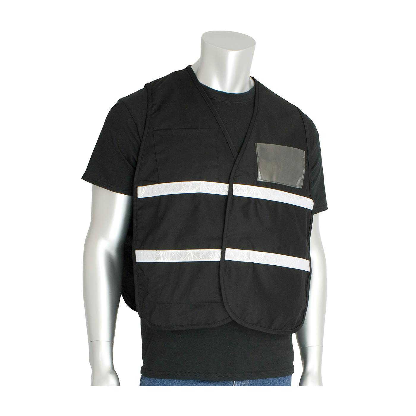 Non-ANSI Incident Command Vest - Cotton/Polyester Blend, Black (300-2502)_1