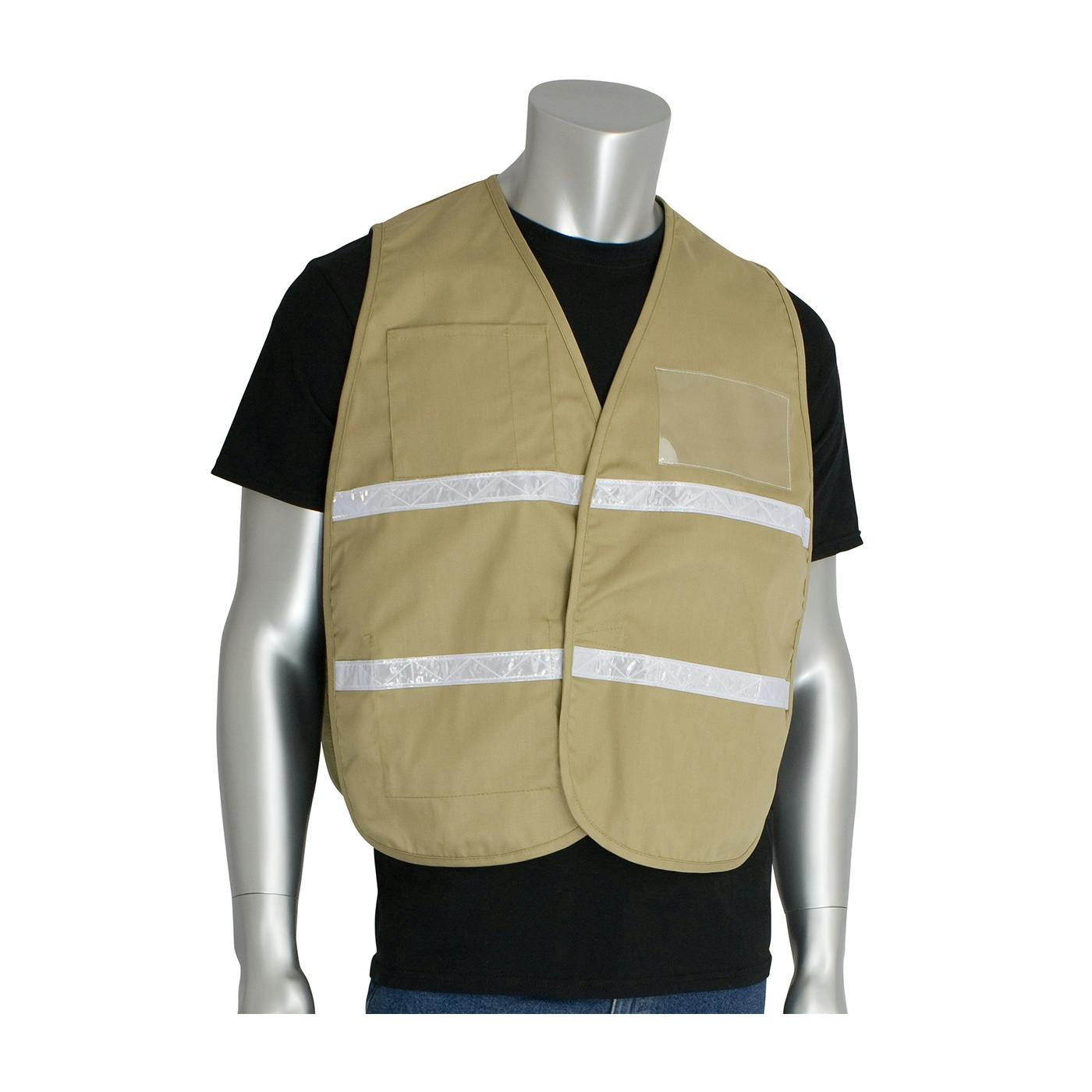 Non-ANSI Incident Command Vest - Cotton/Polyester Blend, Tan (300-2506)_1