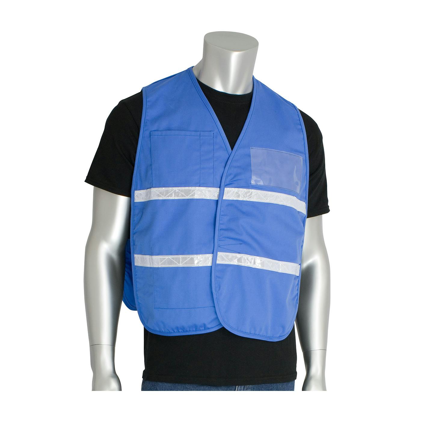 Non-ANSI Incident Command Vest - Cotton/Polyester Blend, Light Blue (300-2509)_1