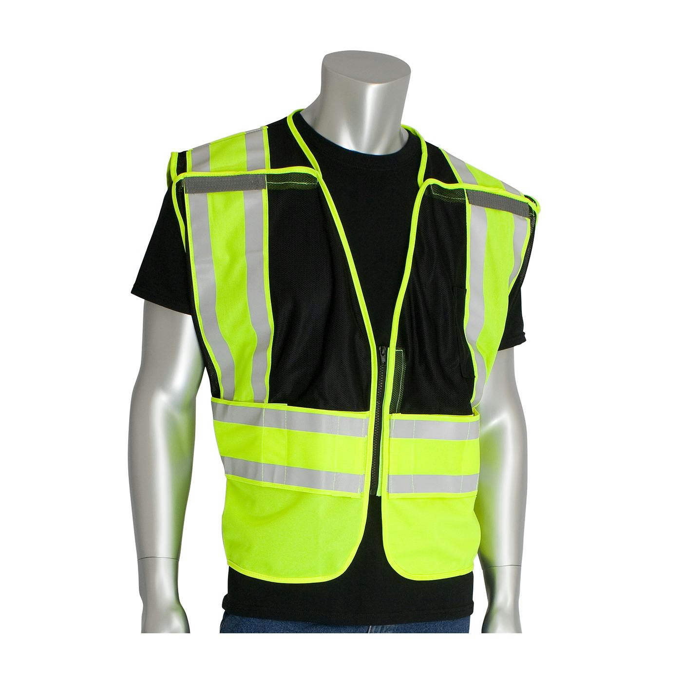ANSI Type P Class 2 Public Safety Vest, Black (302-PSV-BLK-NL)_2