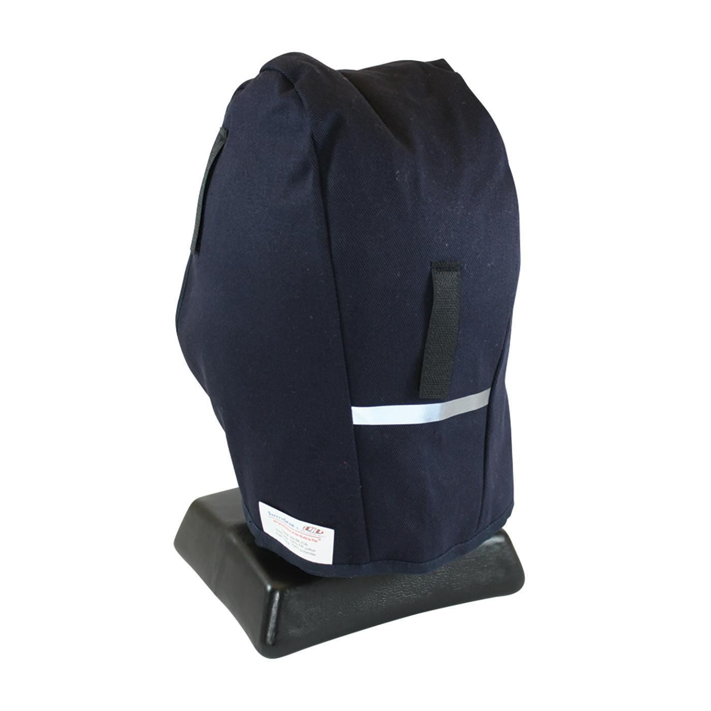 2-Layer Cotton Twill / Sherpa Winter Liner with FR Treated Outer Shell - Mid Length, Navy (364-ML2SB) - OS_1