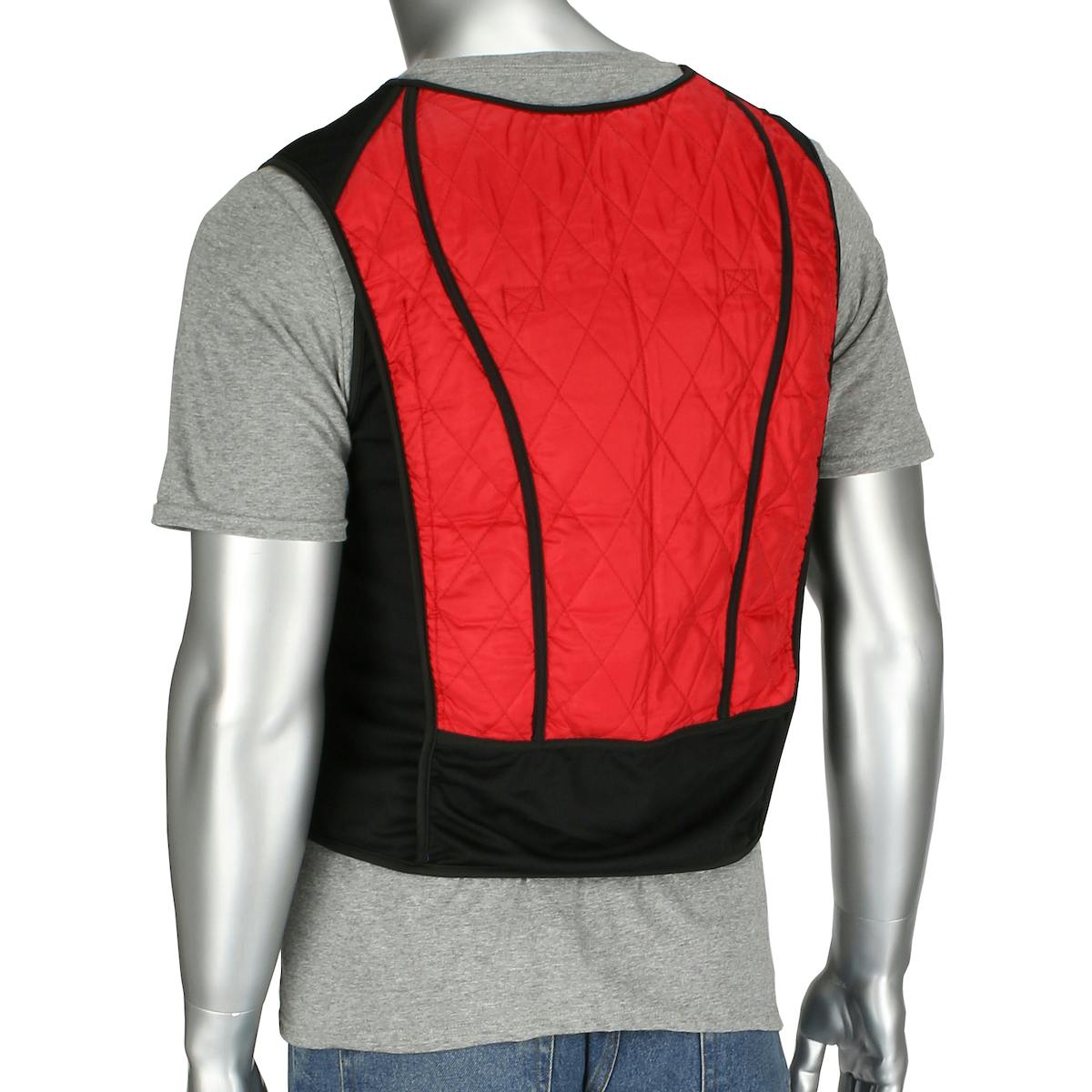 EZ-Cool Max Combination Phase Change & Evaporative Cooling Vest, Red (390-EZHYPC)_1