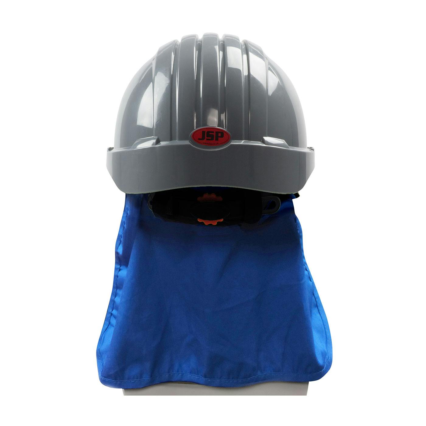 Evaporative Cooling Hard Hat Pad with Neck Shade, Blue (396-405) - OS_2