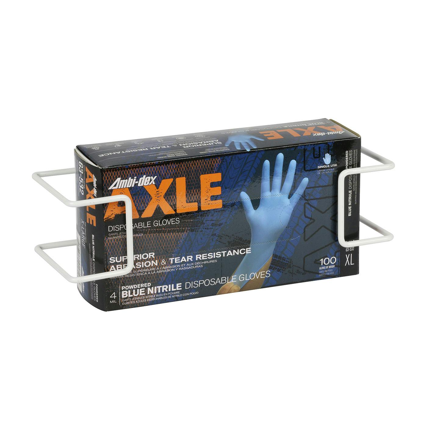 Disposable Glove Dispenser Box Holder, White (64-WB01) - OS