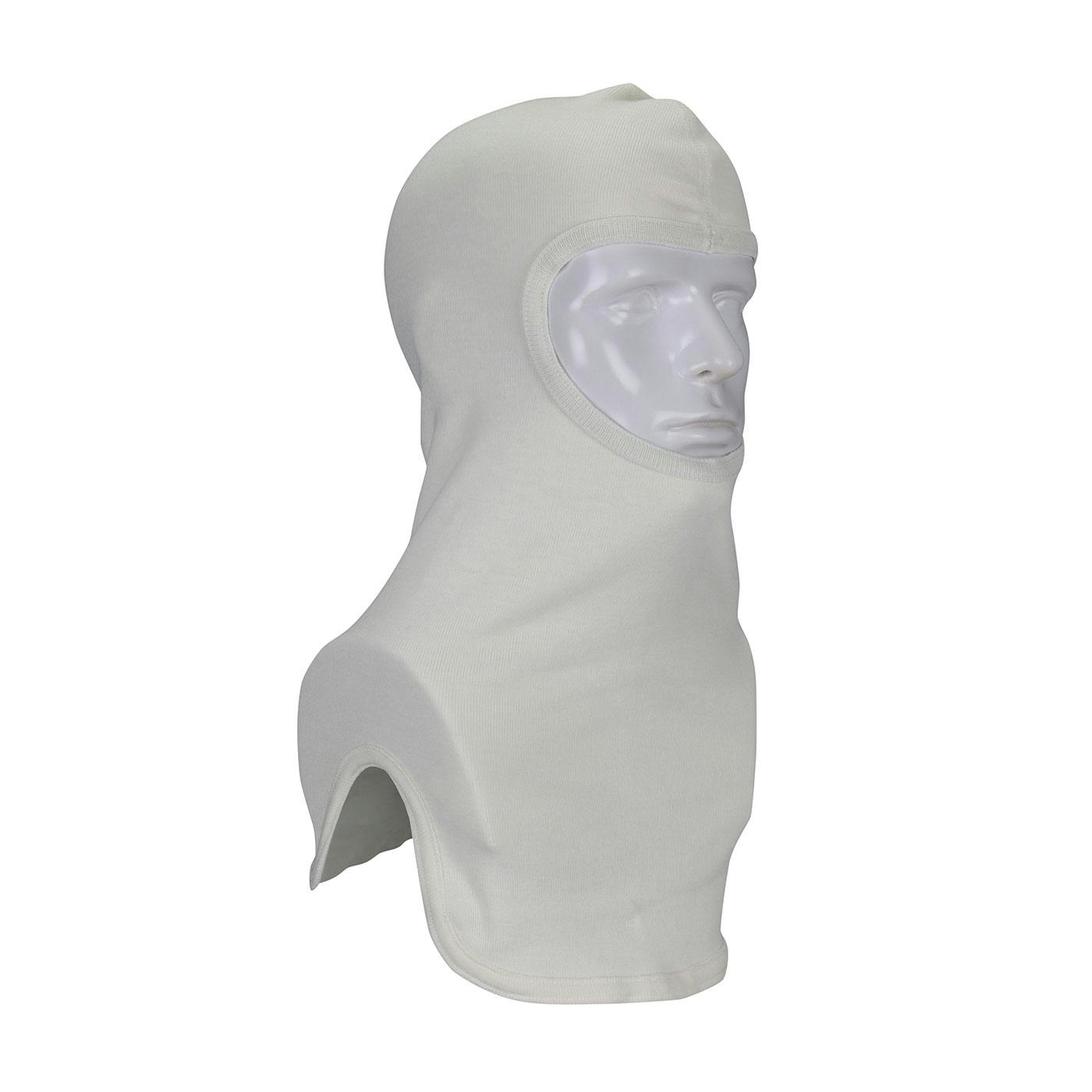 Nomex® / Lenzing FR Hood with Straight Cut Design - Full Face, White (906-2080NOL7B) - OS_1