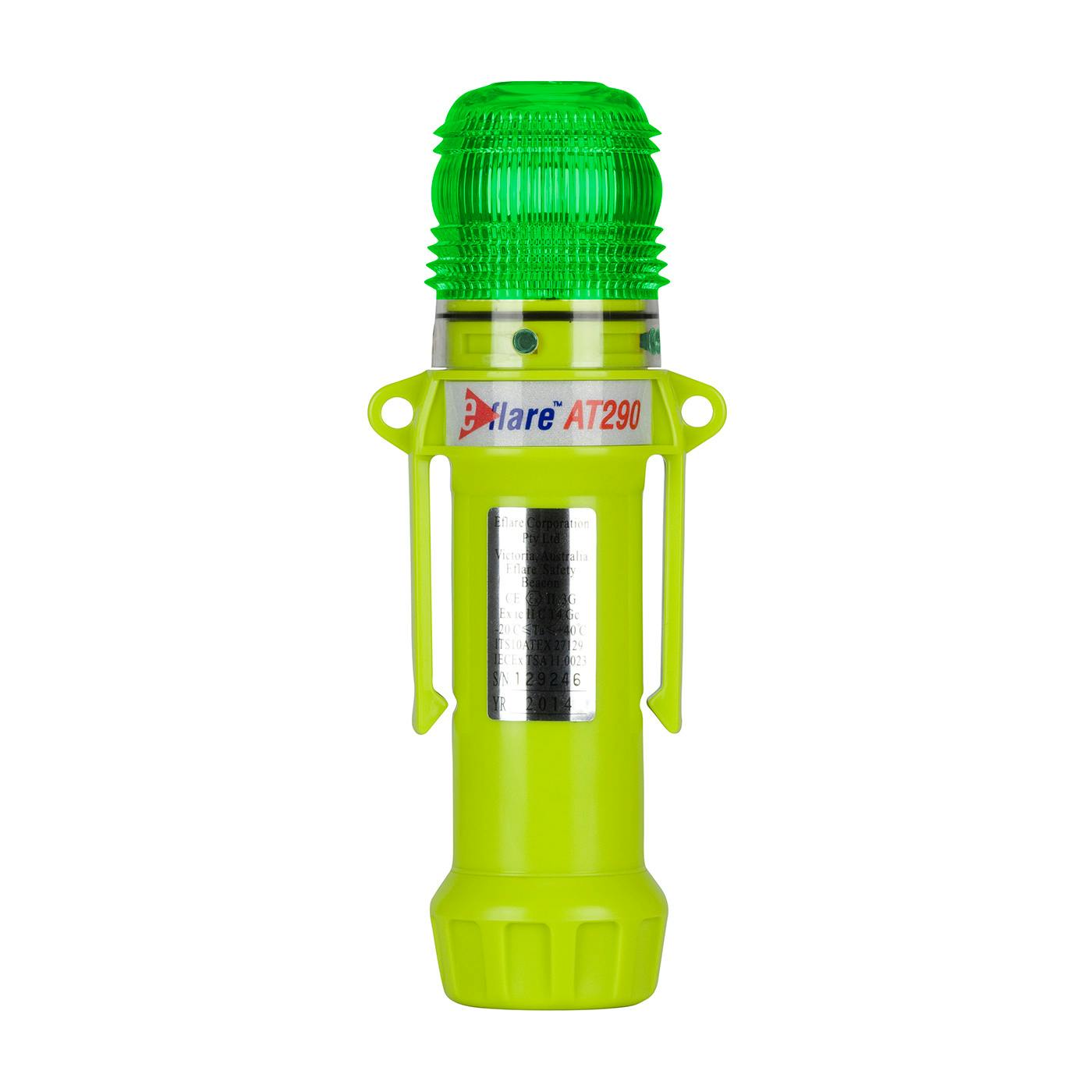 8" Safety & Emergency Beacon - Flashing / Steady-On Green, Green (939-AT290-G) - 8_0