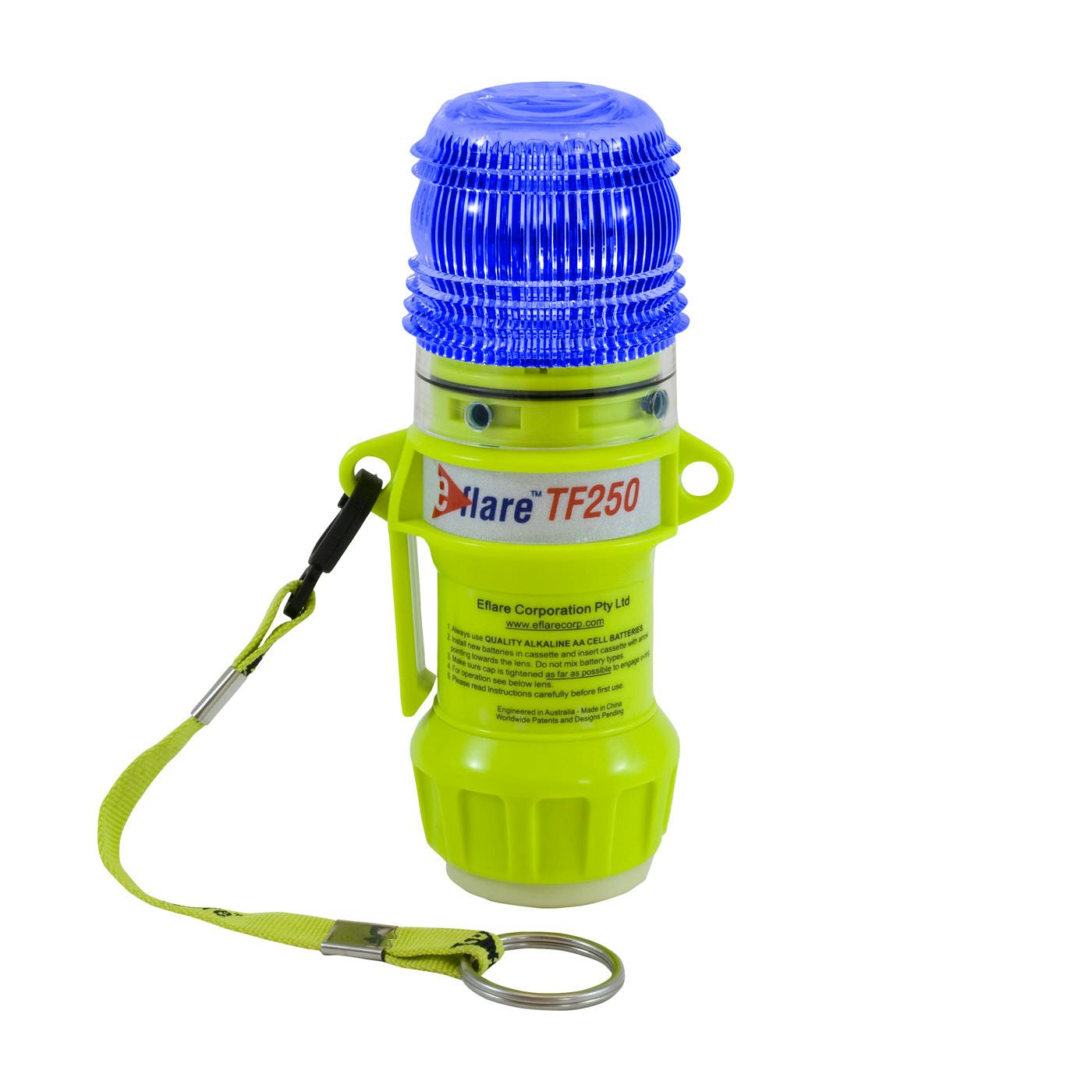 6" Safety & Emergency Beacon with Steady-On Worklight and Magnetic Base - Flashing Blue, Blue (939-TF250-B-ASY) - 6_0