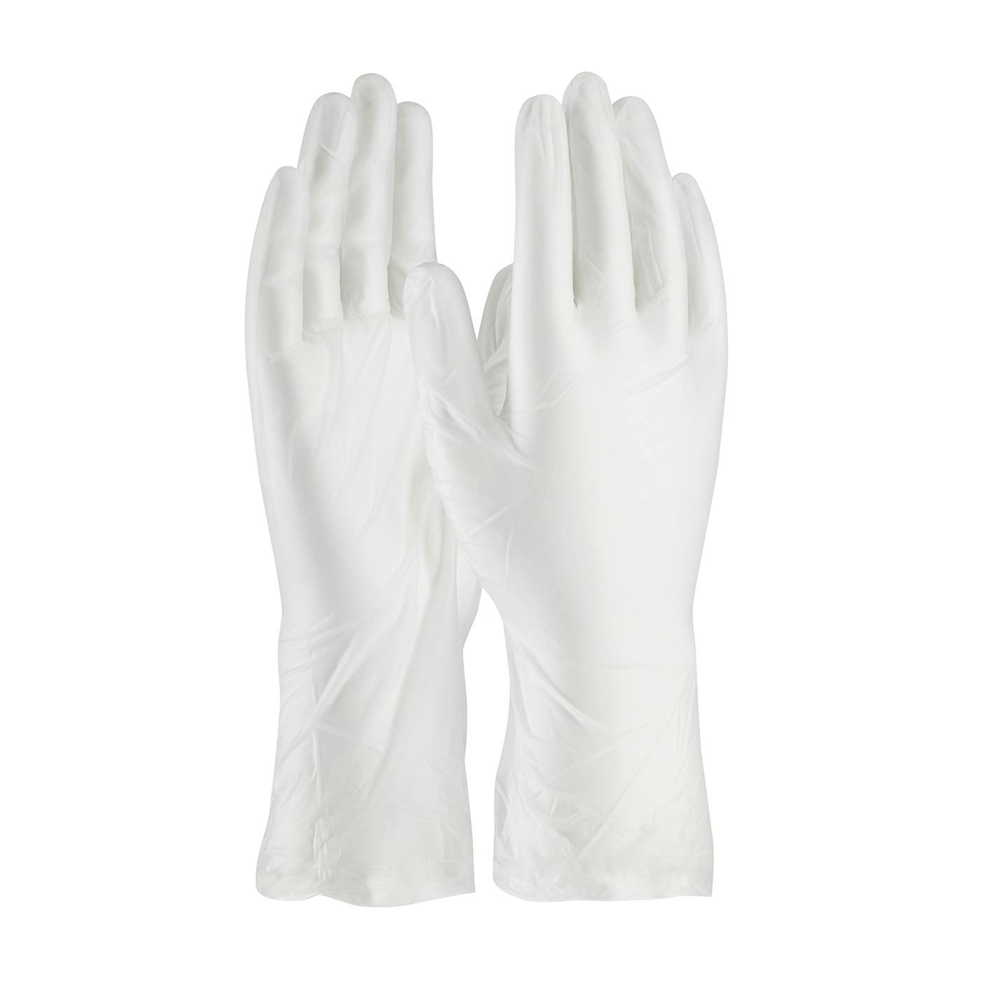 CleanTeam® Single Use Class 100 Cleanroom Vinyl Glove with Finger Textured Grip - 12" (100-2830)