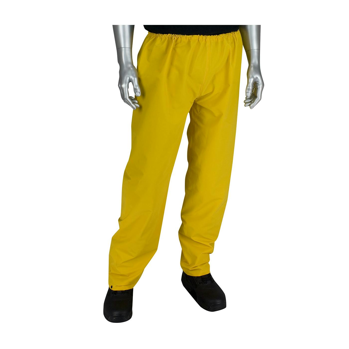 Premium Elastic Rain Pants - 0.35mm, Yellow (201-350P)_0