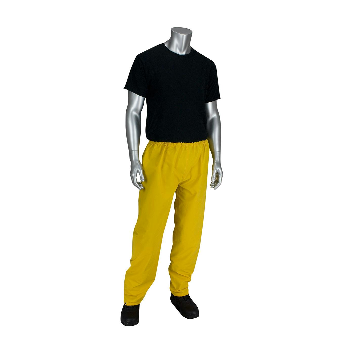 Premium Elastic Rain Pants - 0.35mm, Yellow (201-350P)_1