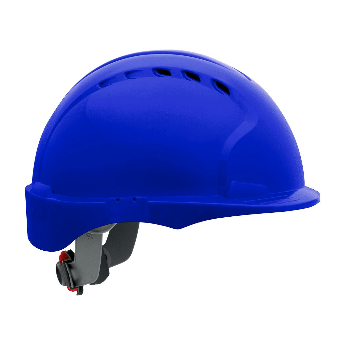 Evolution® Deluxe 6151 Vented, Short Brim Hard Hat with HDPE Shell, 6-Point Polyester Suspension and Wheel Ratchet Adjustment (280-EV6151SV)_0