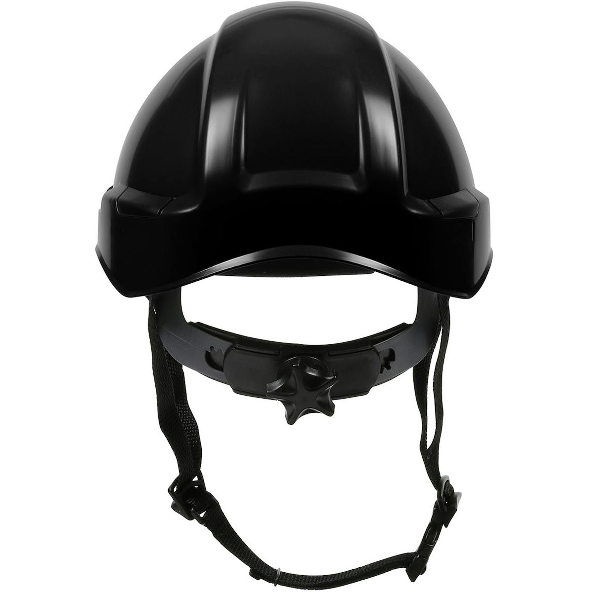Rocky™ Industrial Climbing Helmet with Polycarbonate / ABS Shell, Nylon Suspension, Wheel Ratchet Adjustment and 4-Point Chin Strap (280-HP141R)