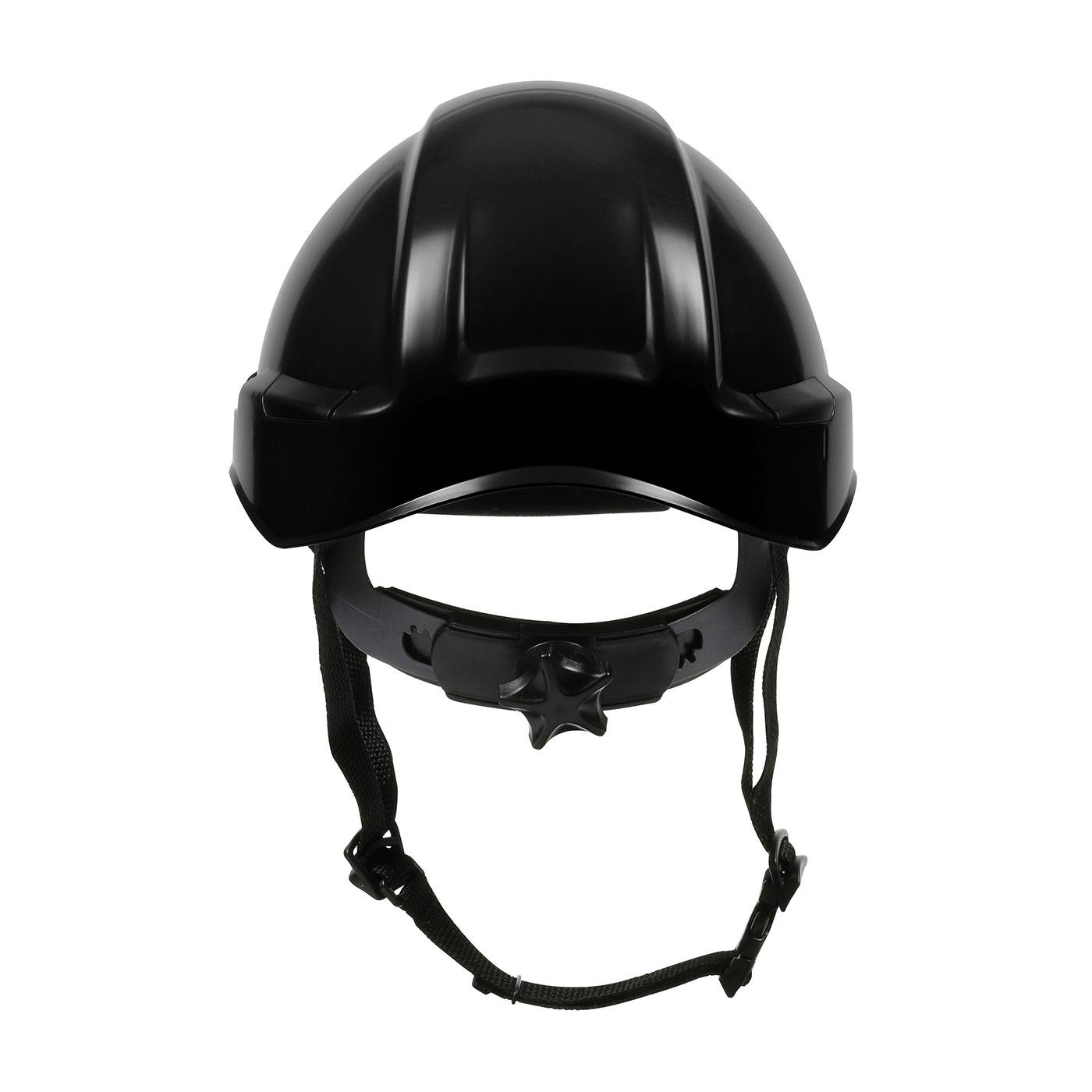 Rocky™ Industrial Climbing Helmet with Polycarbonate / ABS Shell, Hi-Density Foam Impact Liner, Nylon Suspension, Wheel Ratchet Adjustment and 4-Point Chin Strap (280-HP142R)
