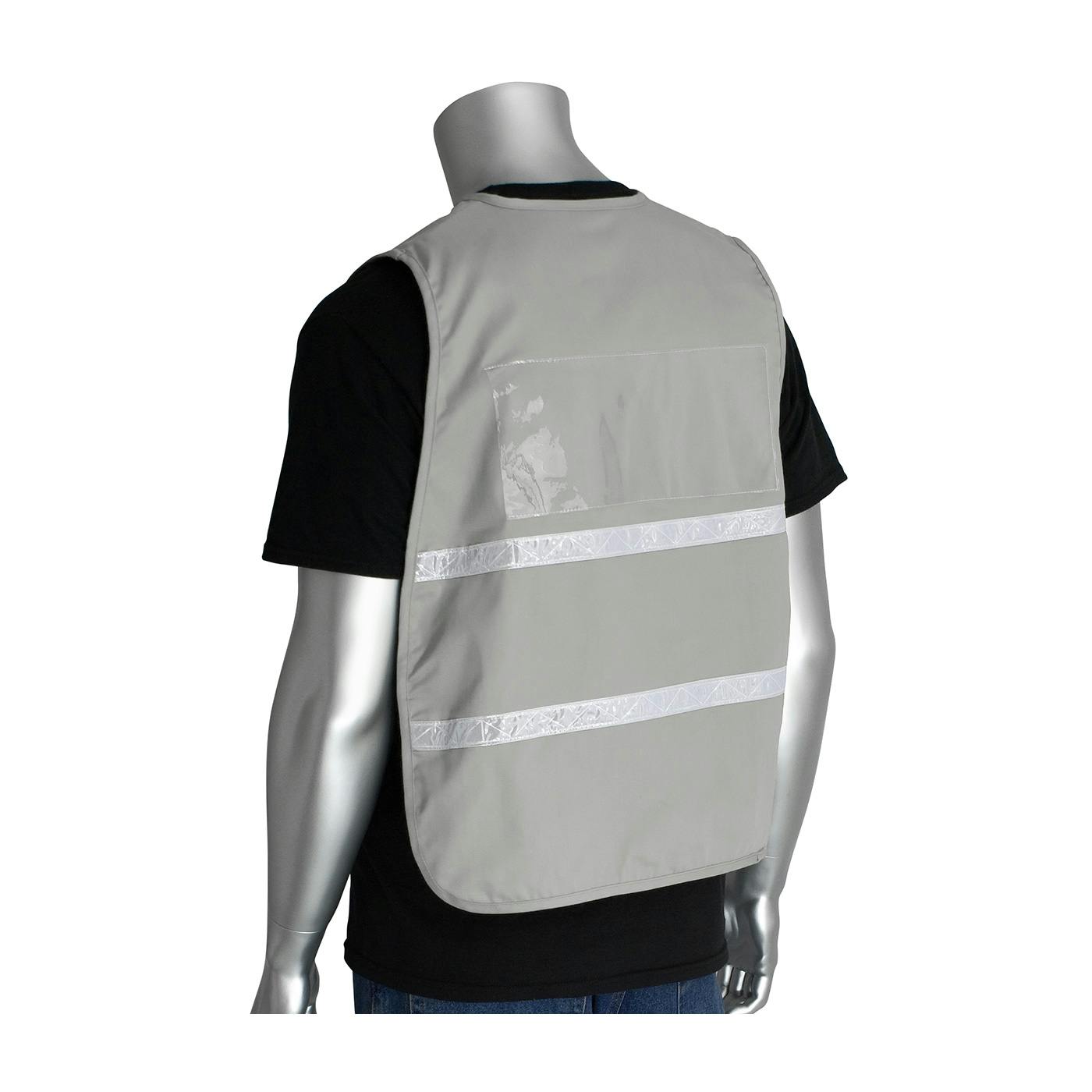 Non-ANSI Incident Command Vest - Cotton/Polyester Blend, Gray (300-2515)
