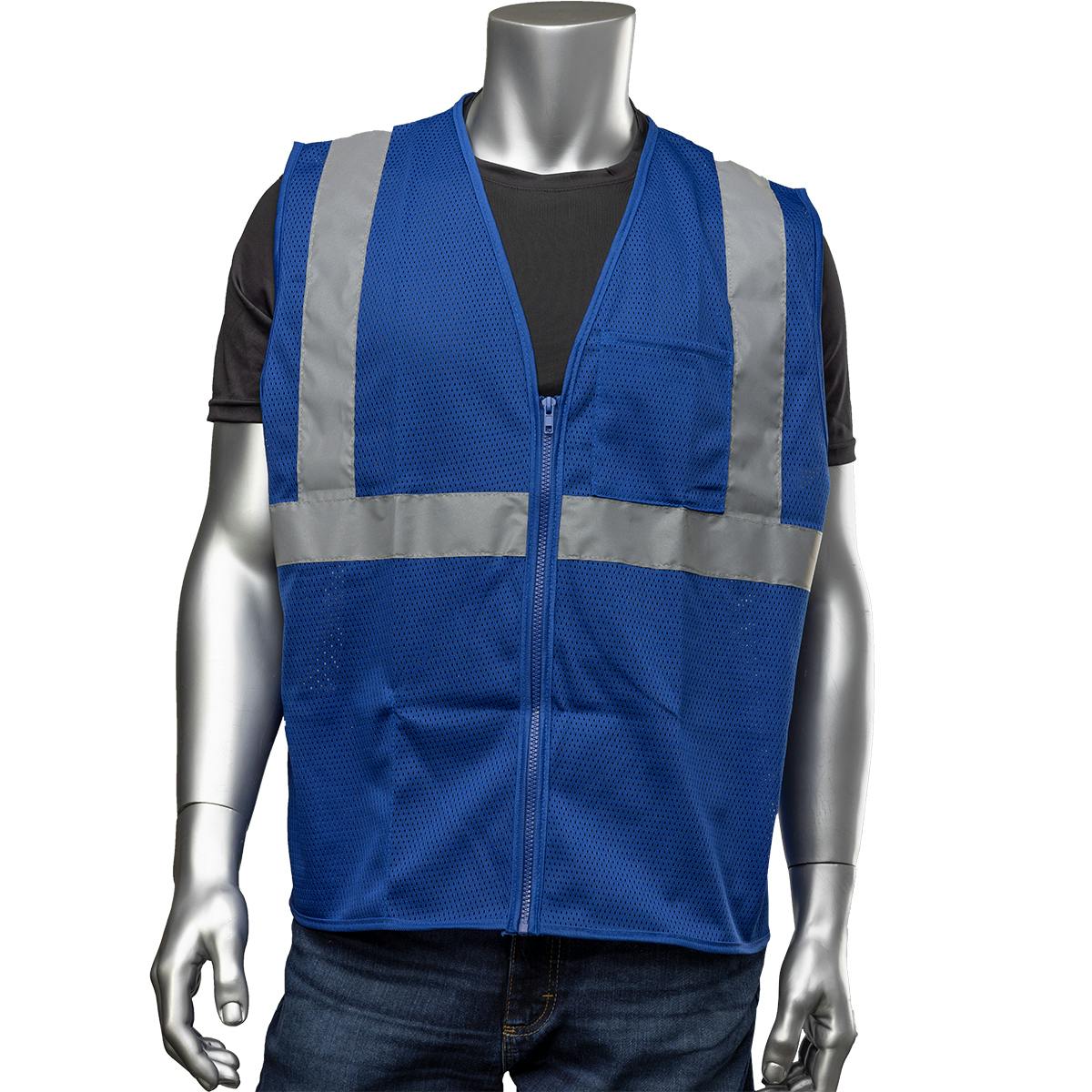 Non-ANSI Enhanced Visibility Mesh Vest, Blue (301-0702Z)
