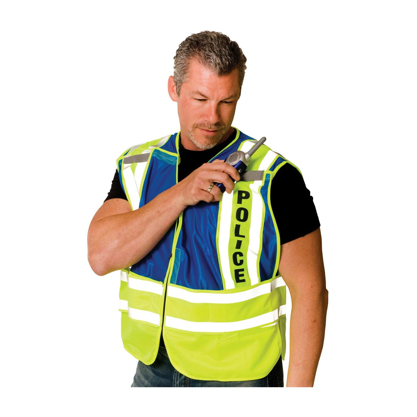ANSI Type P Class 2 Public Safety Vest - POLICE Logo, Blue (302-PSV-BLU)_1