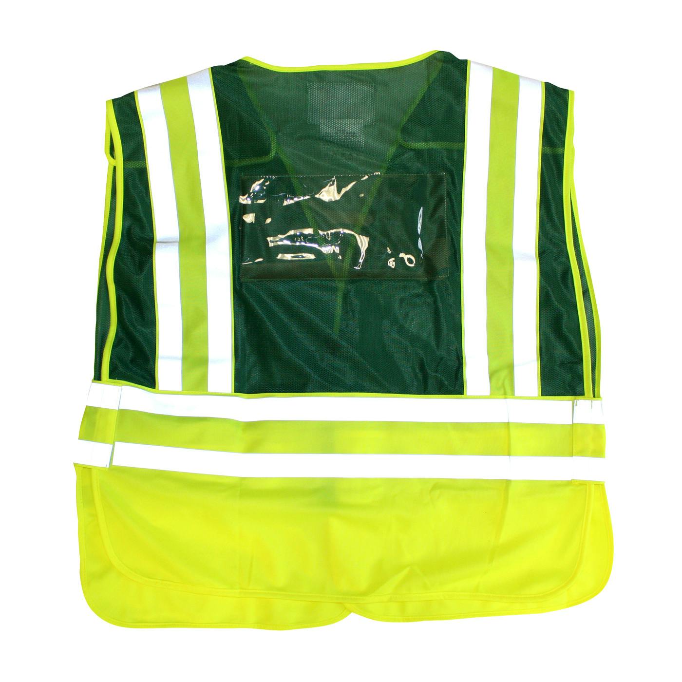 ANSI Type P Class 2 Incident Command Safety Vest, Green (302-PSV-GRN)