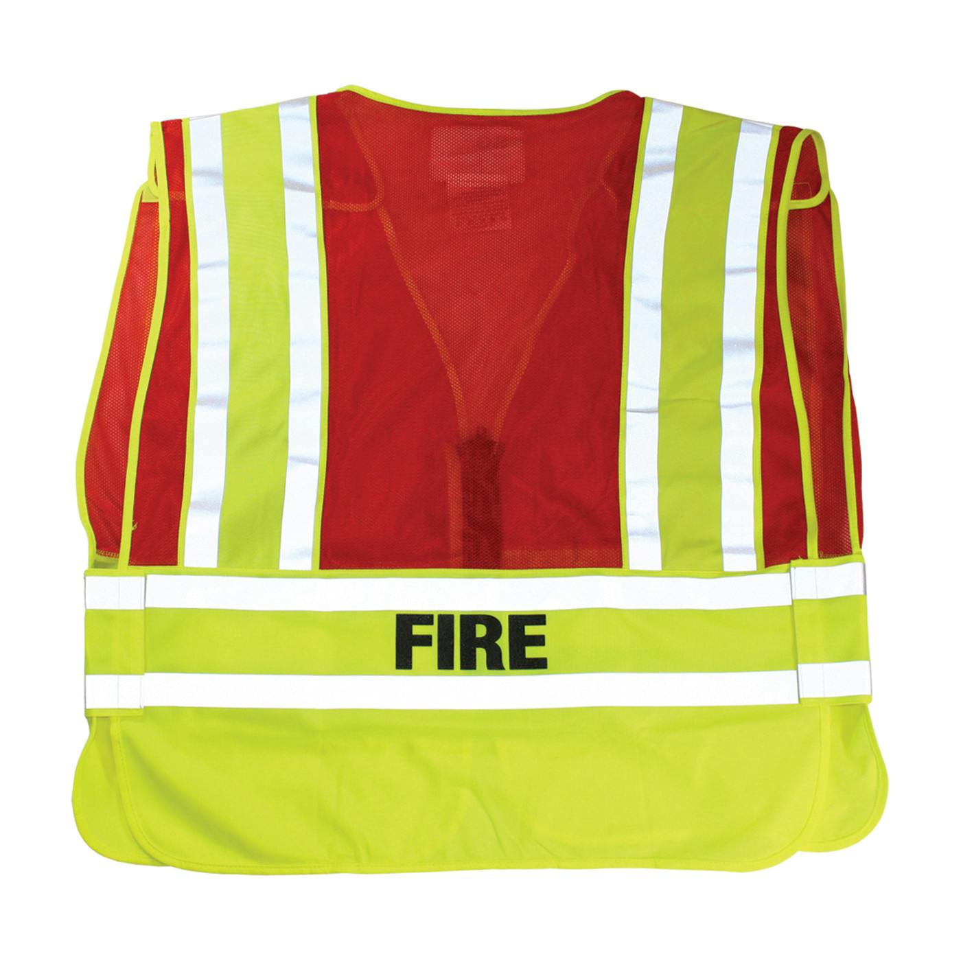 ANSI Type P Class 2 Public Safety Vest - FIRE Logo, Red (302-PSV-RED)