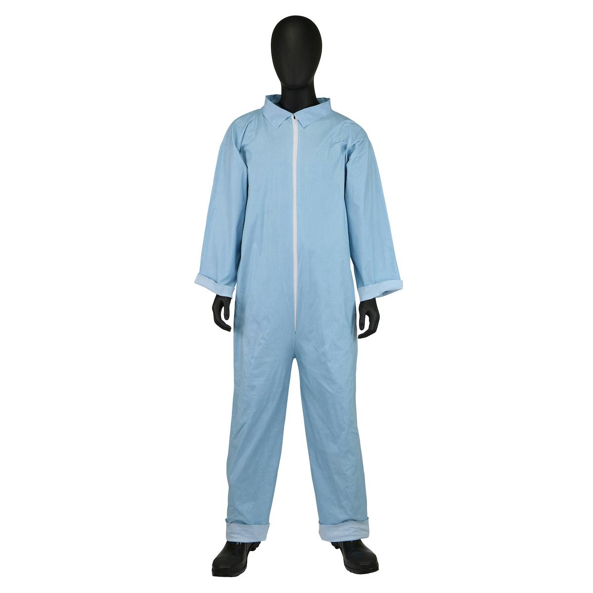 Posi-Wear Flame Resistant Basic Coverall, 80 gsm, Blue (3100)