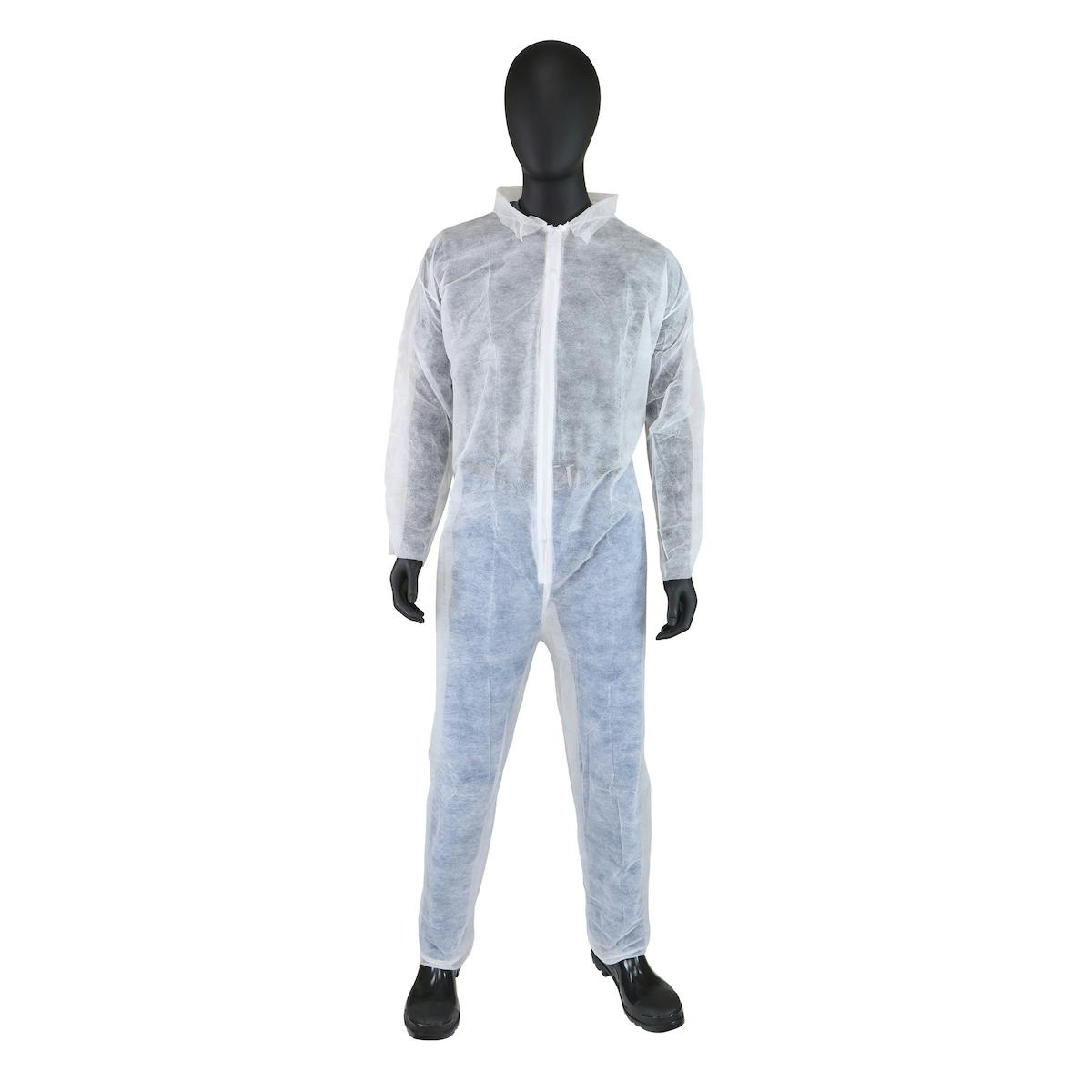 Standard Weight 20GSM SBP Basic Coverall, White (3500)_0