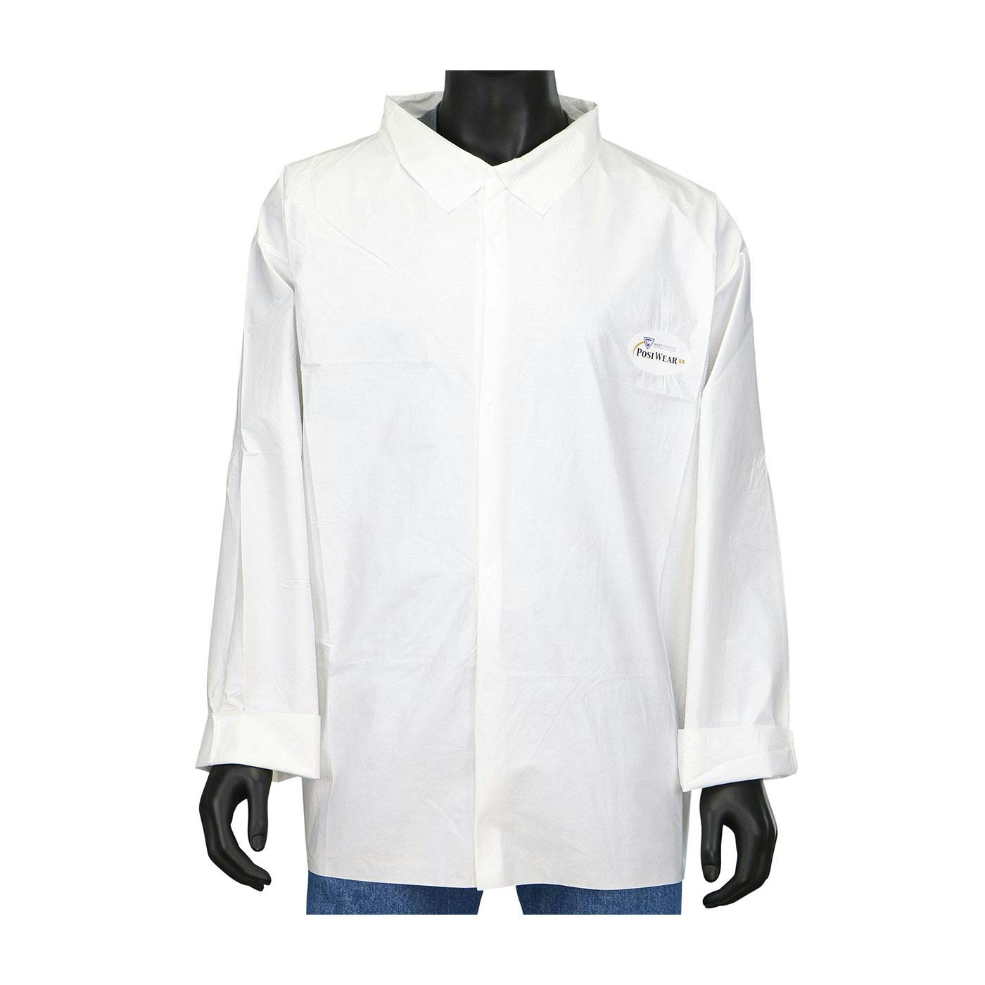 PosiWear BA Microporous White Shirt 58 gsm, White (3617)_0