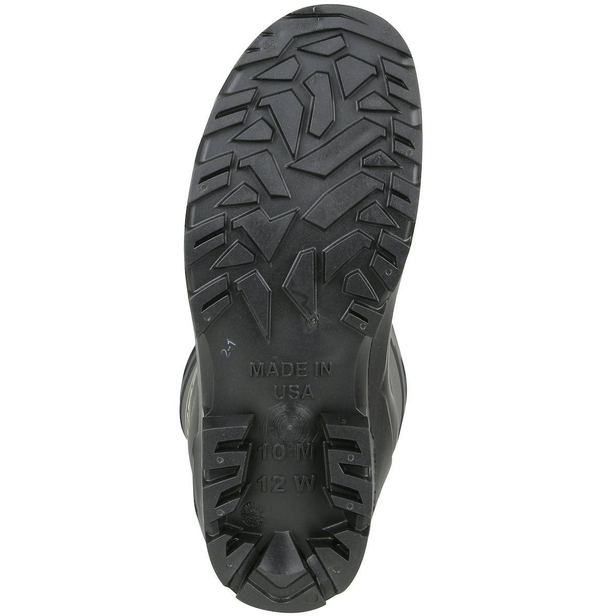 16" Black PVC Plain Toe Boot, Black (380-800)_2