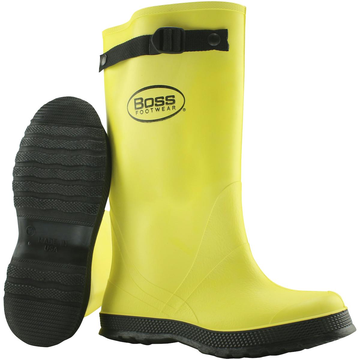 Heavy Duty PVC Slush Boot - Plain Toe, Yellow (384-881)_0