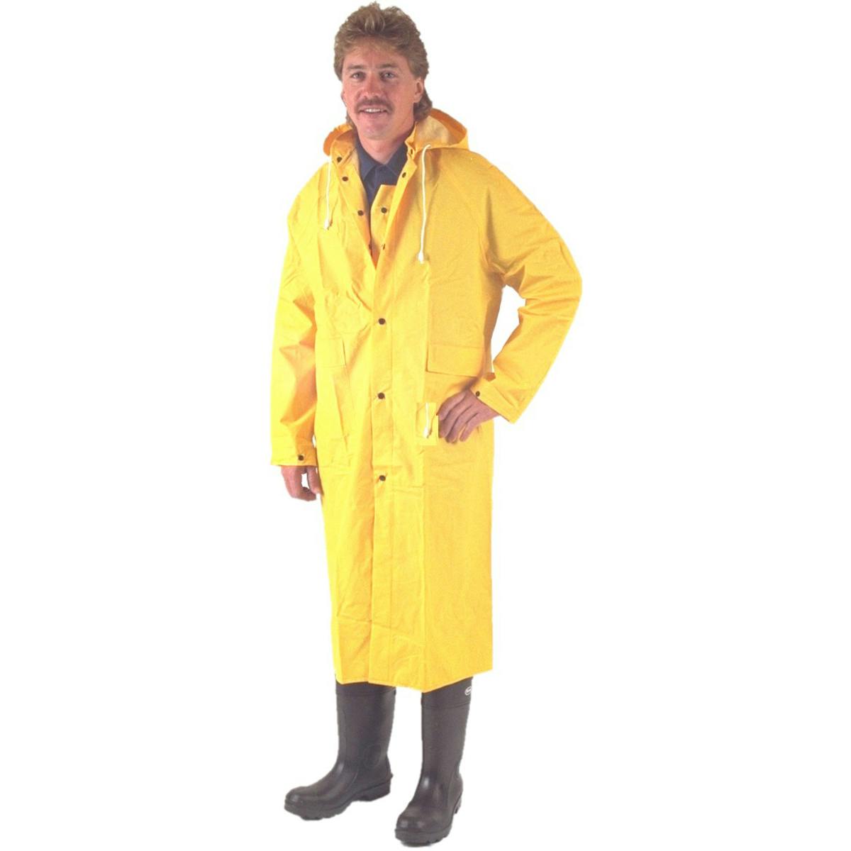Premium Two-Piece 48" Raincoat - 0.35 mm, Yellow (3PR8000Y)