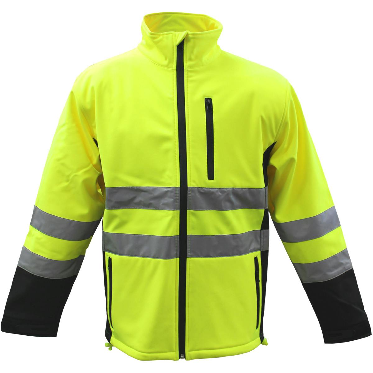 ANSI Type P Class 2 Waterproof Softshell Jacket, Hi-Vis Yellow (3SS7000)_0