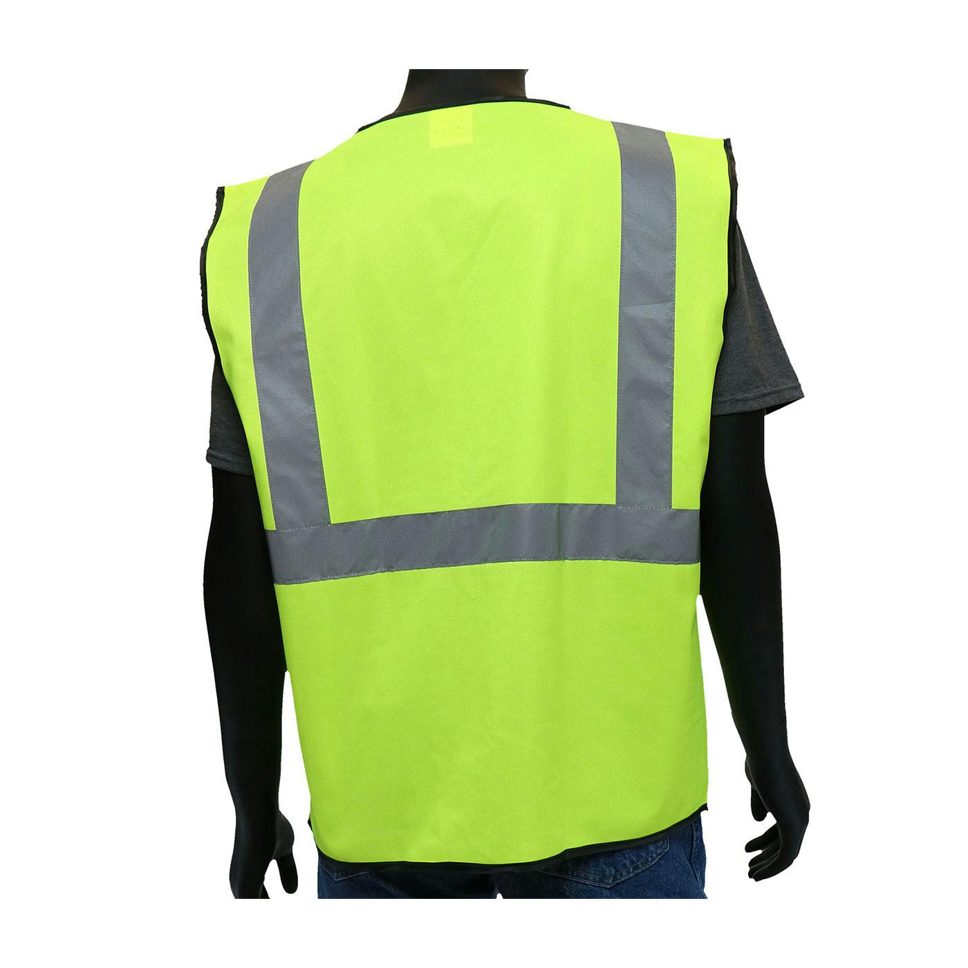 ANSI Type R Class 2 Value Four Pocket Solid Vest, Hi-Vis Yellow (47203)