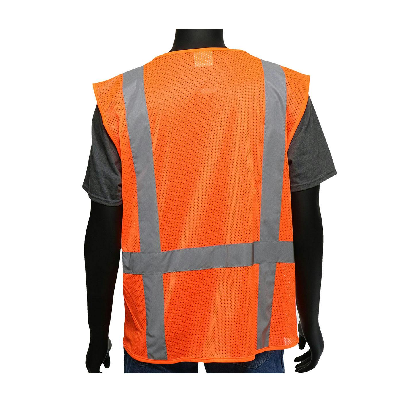 ANSI Type R Class 2 FR Treated Three Pocket Mesh Vest, Hi-Vis Orange (47218)_0