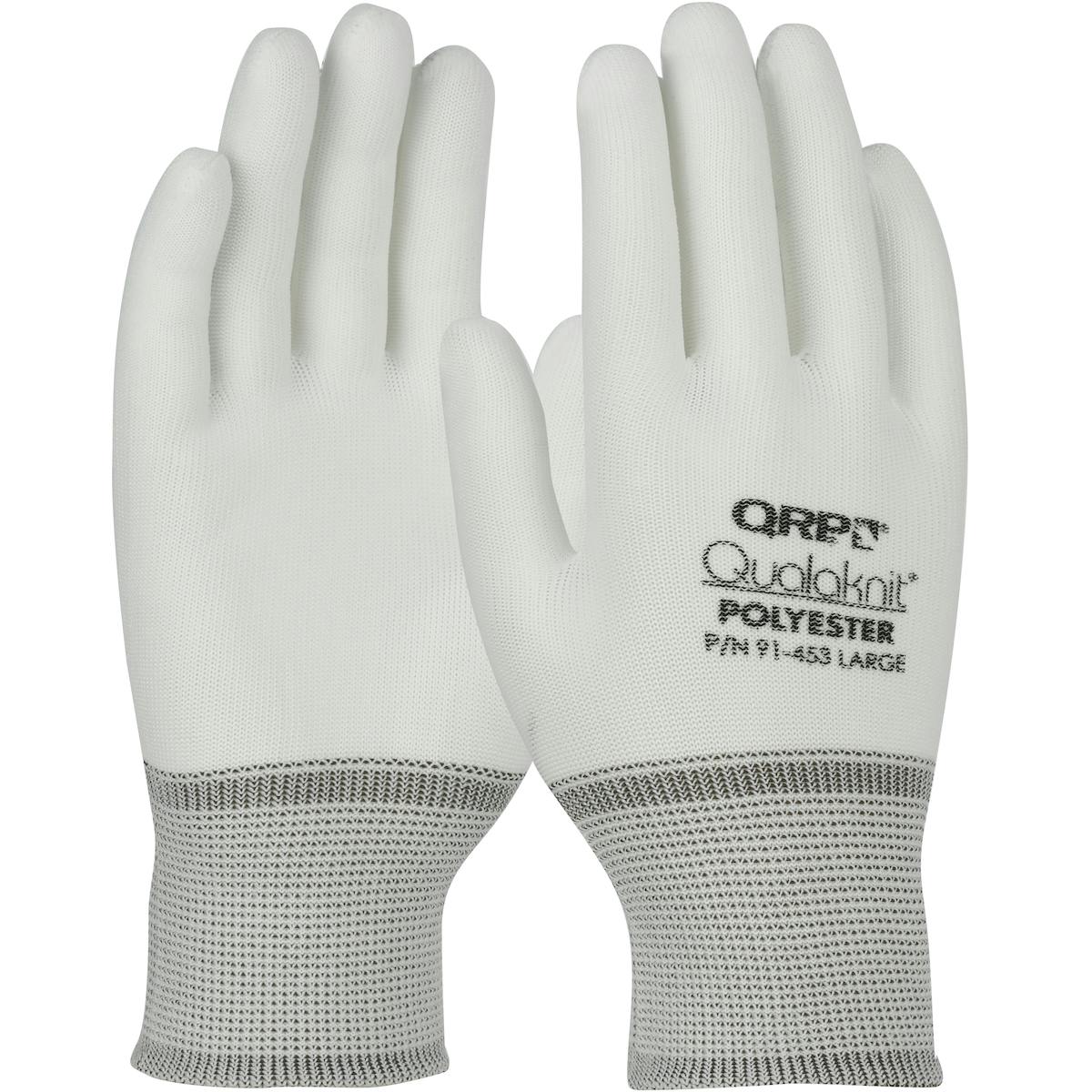 QRP® Qualaknit® Seamless Knit Stretch Polyester Clean Environment Glove (91-4)