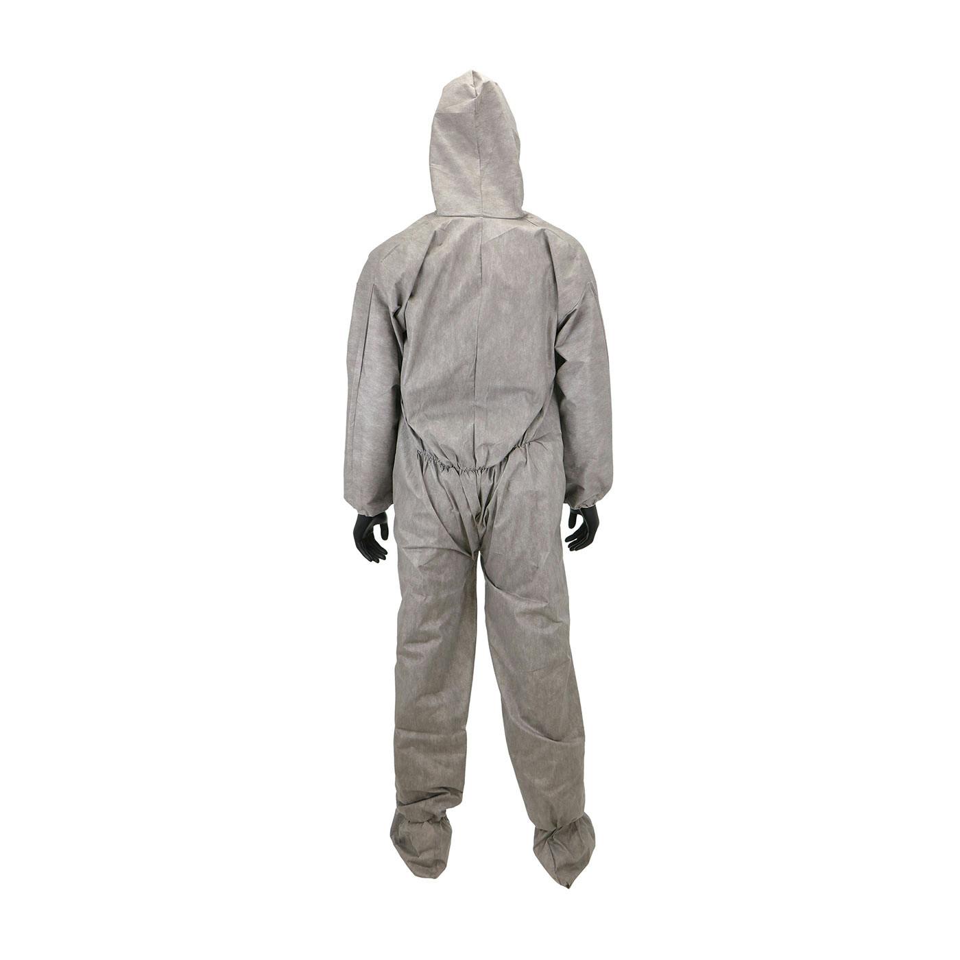 PosiWear M3 Coverall with Hood & Boot 50 gsm, Gray (C3909)_0