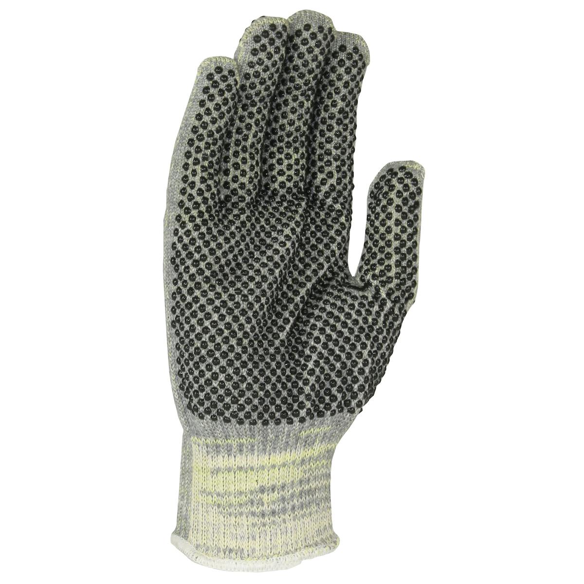 Kut Gard® Seamless Knit ATA® Blended Glove with Double-Sided PVC Dot Grip (MATA10-GY-PD2)