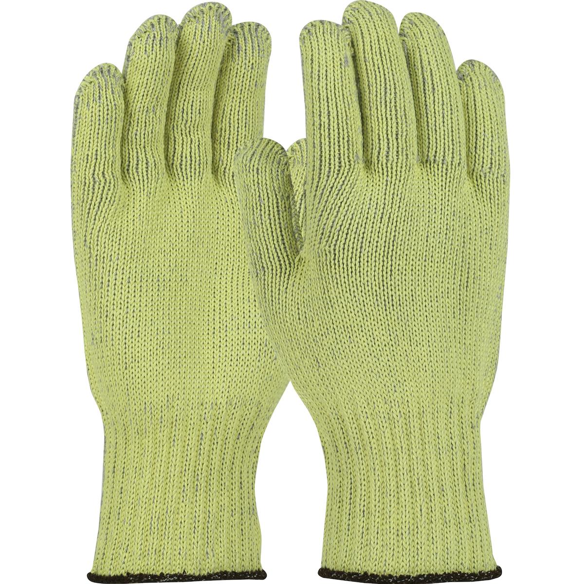 Kut Gard® Seamless Knit ATA® Blended with Cotton Plating Glove - Heavy Weight (MATA30GYPL-3-RT)