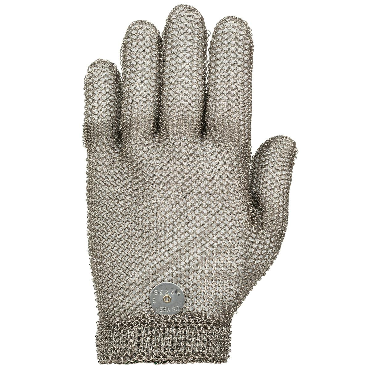 US Mesh® Stainless Steel Mesh Glove with Spring Closure - Wrist Length (USM-1147)