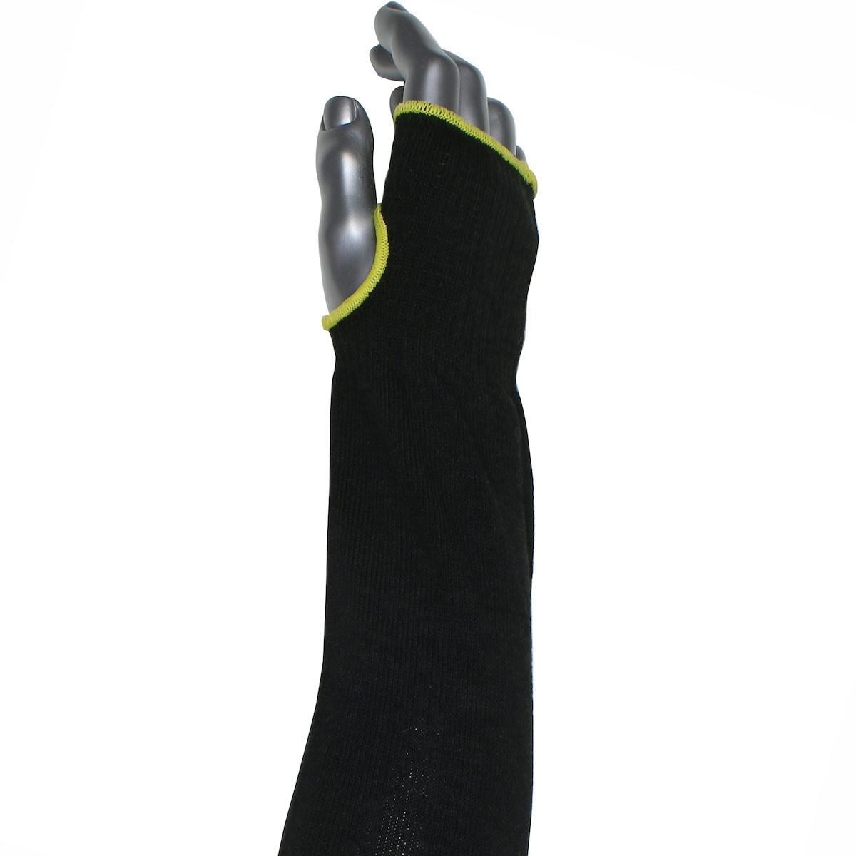 Kut Gard® Single-Ply ATA® / Modacrylic Blended Sleeve with Thumb Hole (S10ATAFR/5BK-ES6-T)_0