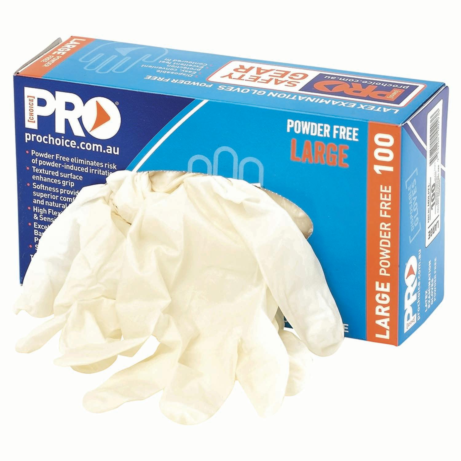 Pro Choice Disposable Powder Free Latex Glove
