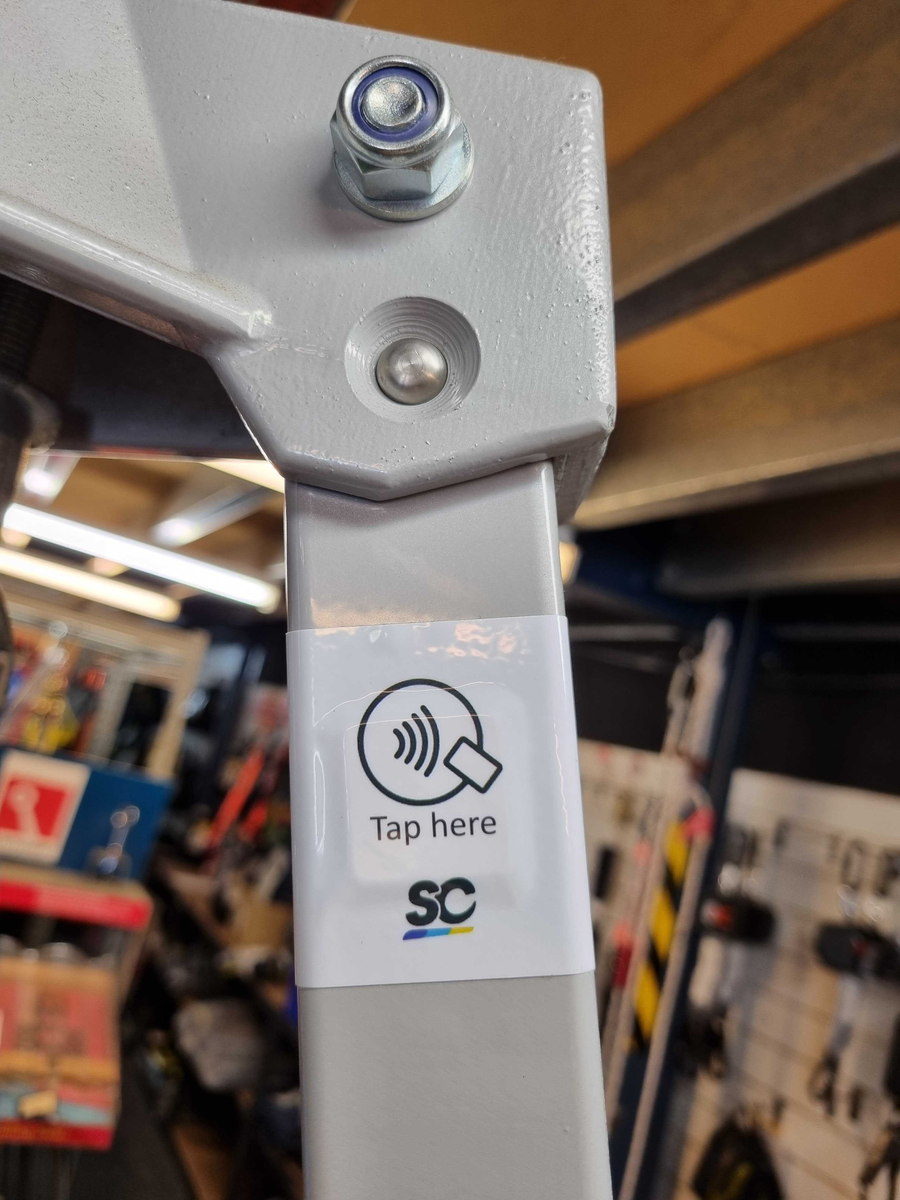 SafetyCulture NFC Stickers On-Metal (SC Logo)