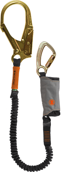Skylotec Skysafe Pro Flex Single Leg Elasticated 1.8m Shock Absorbing Lanyard