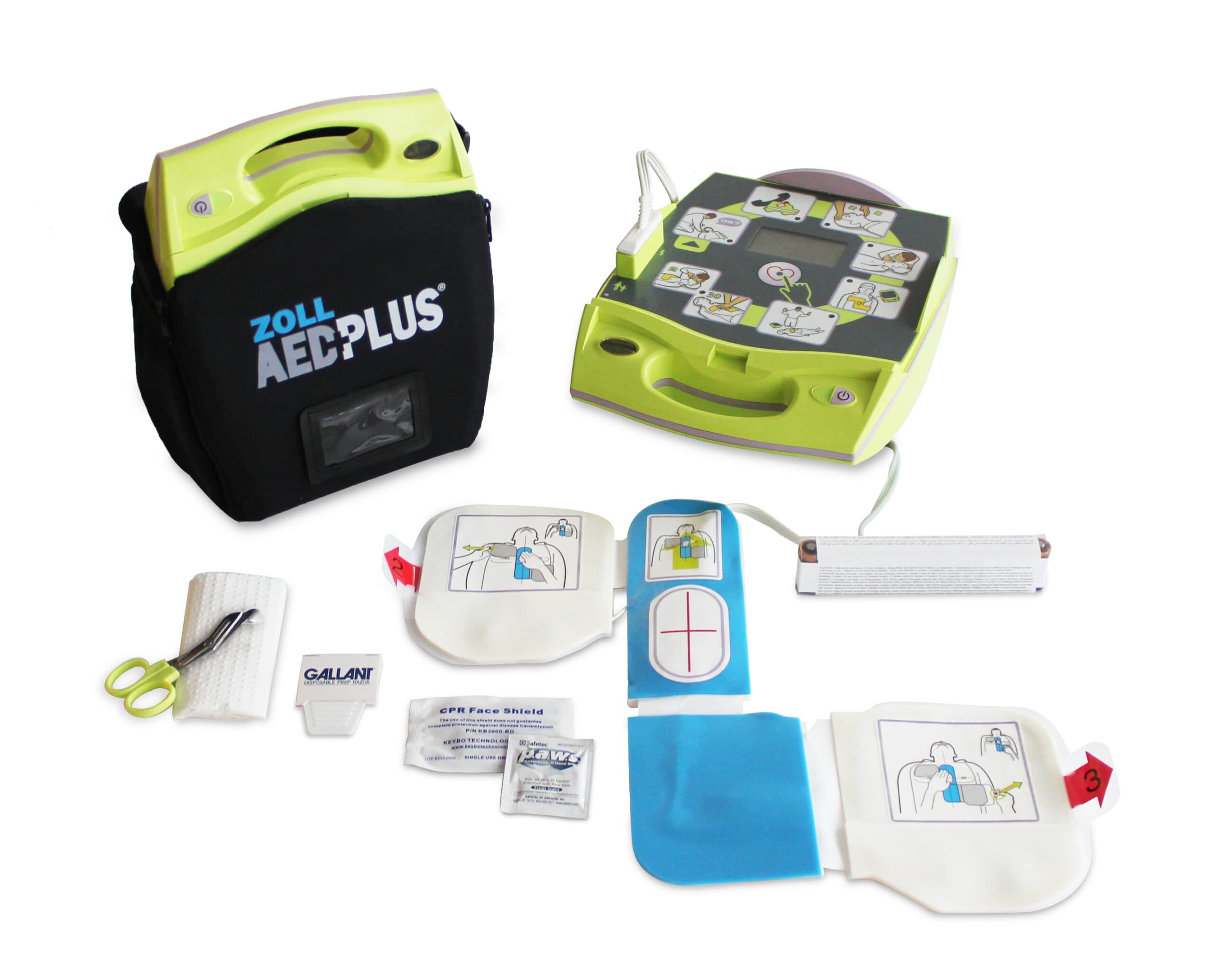 Zoll AED Plus Semi-Automatic With AED Cover